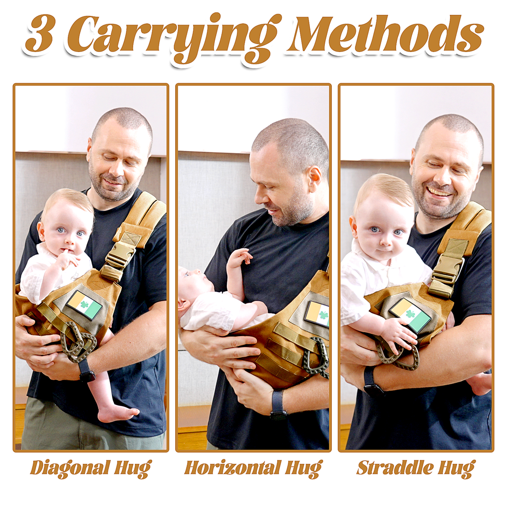 Baby Sling Carrier, Adjustable Non-Ship Hip Seat Toddler Carriers with Carabiners for 3-48 Months 10-30Ibs Infants Boys Girls (Yellow)
